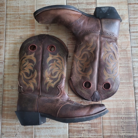 Justin's men western boots milo 12d brown - Picture 4 of 14